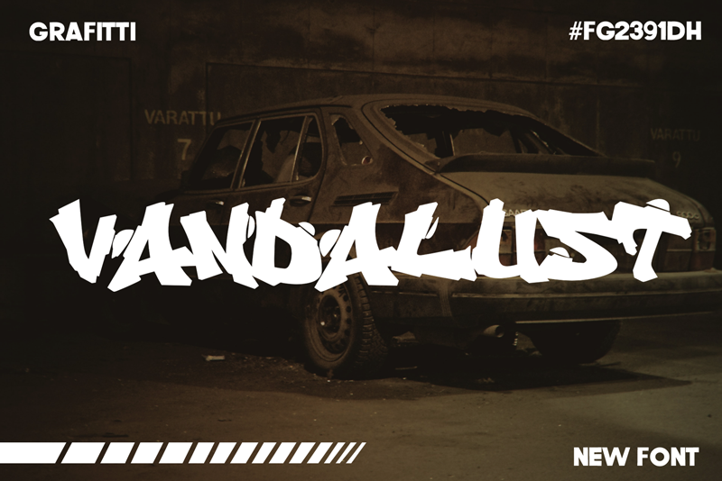 Vandalust Graffiti Font