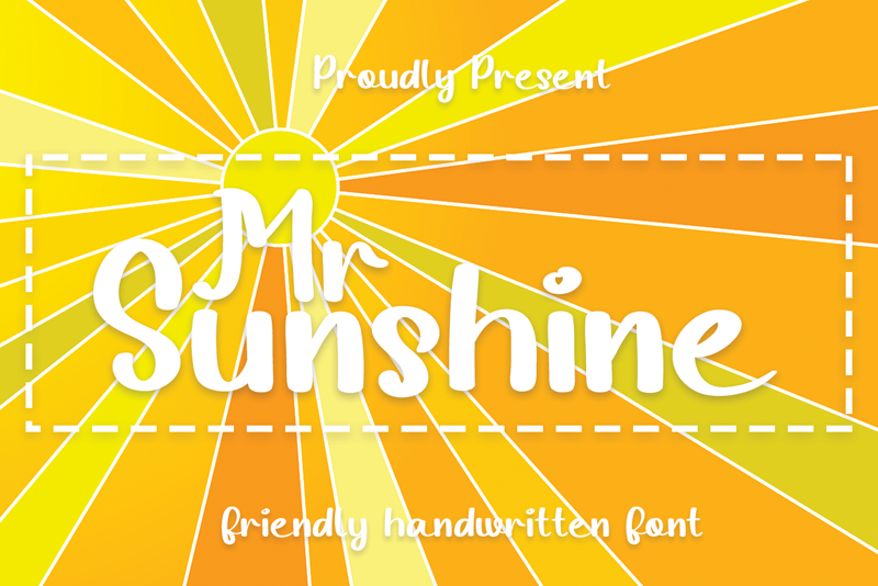 Mr Sunshine Font
