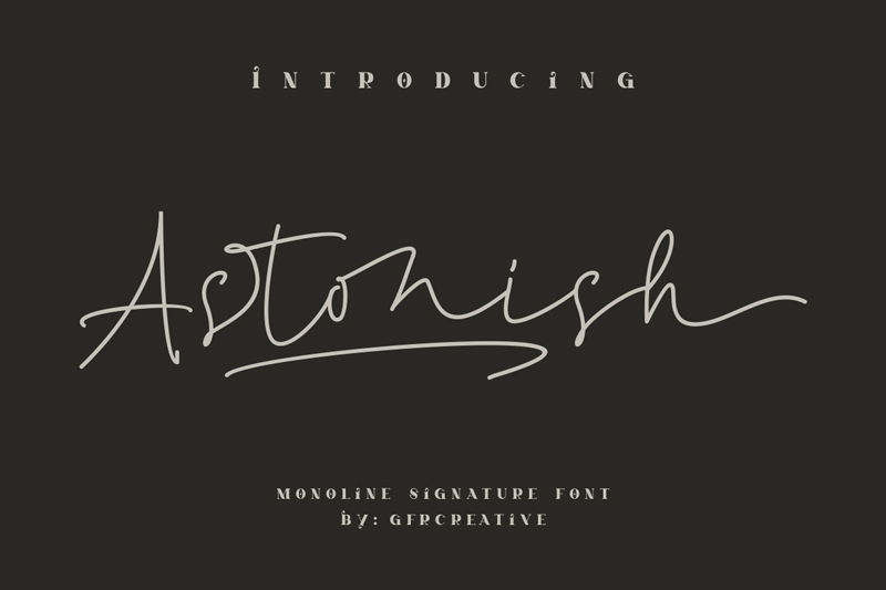 Astonish Font