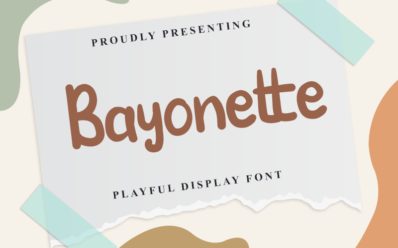 Bayonette Font