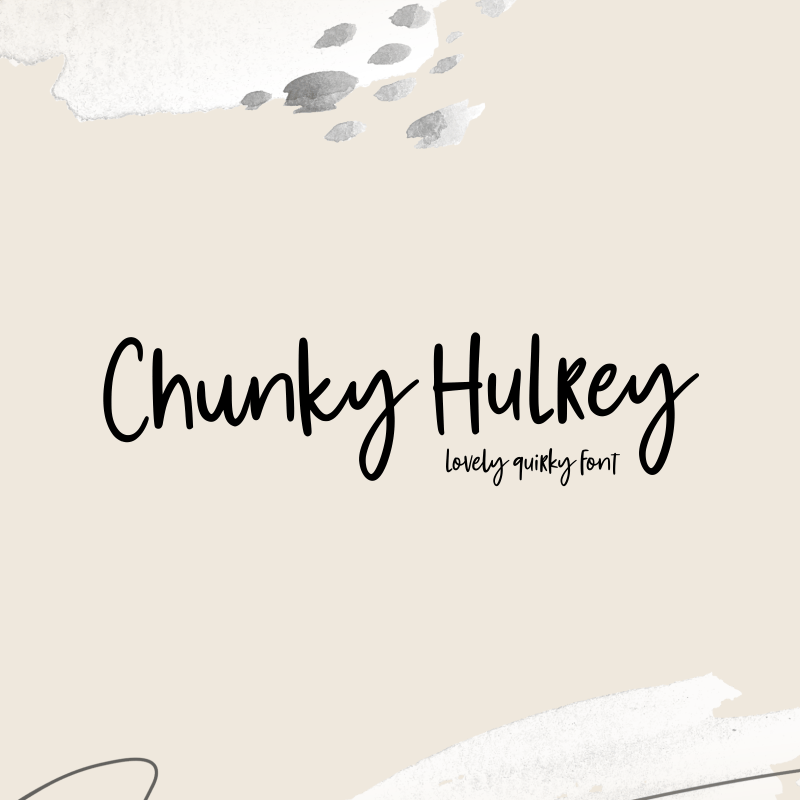 Chunky Hulrey Font