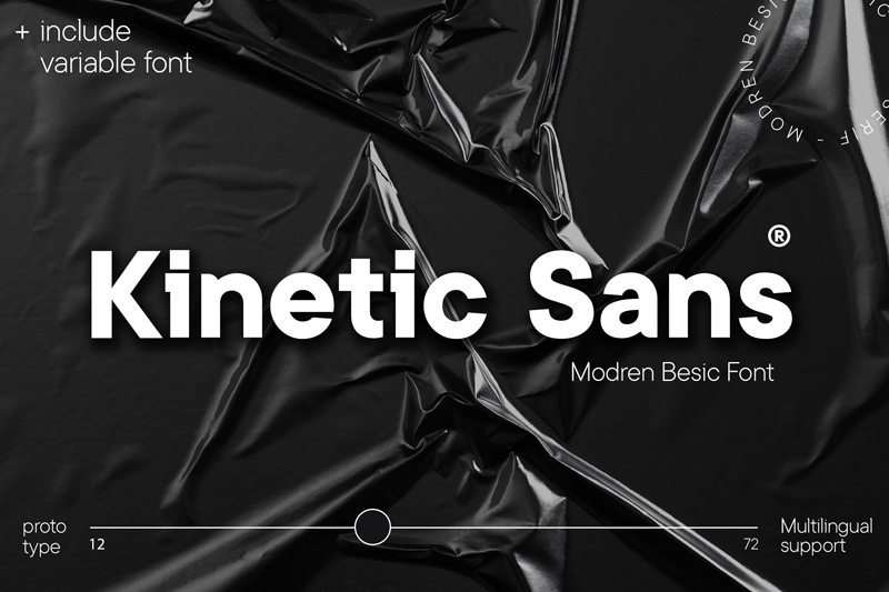 Kinetic Sans Font