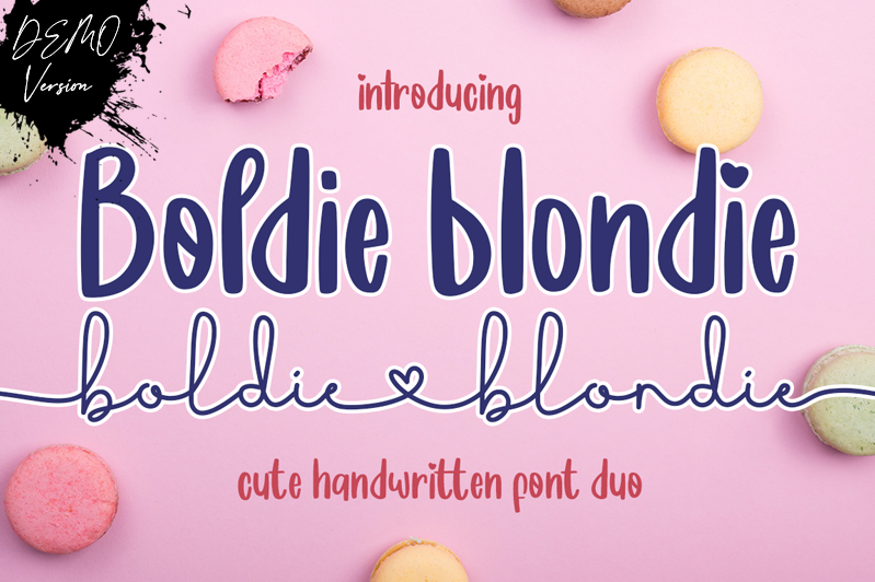 Boldie Love Blondie Font