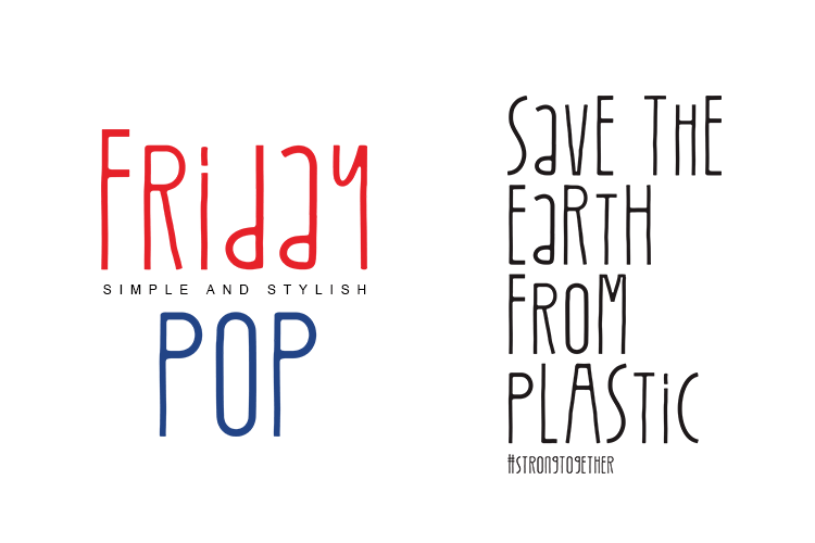 Friday Pop Font