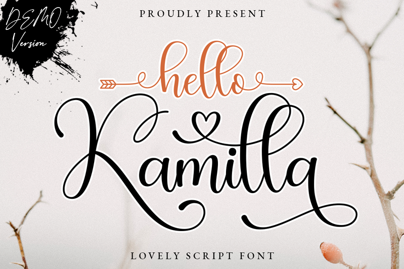 Hello Kamilla Font