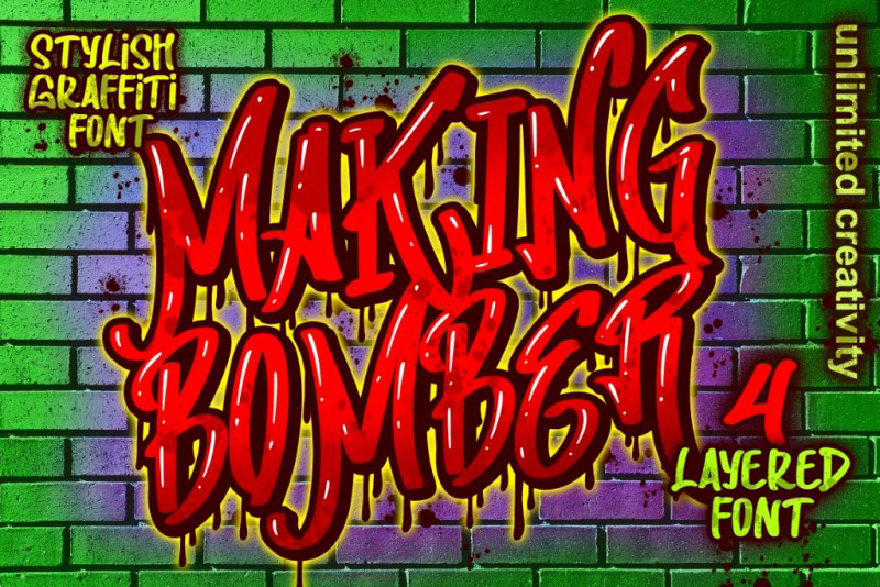 Making Bomber Font