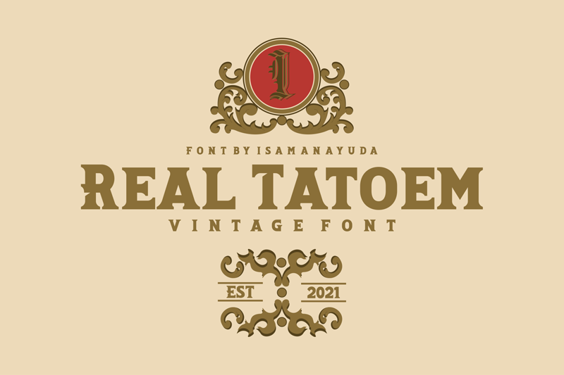 Real Tatoem Font