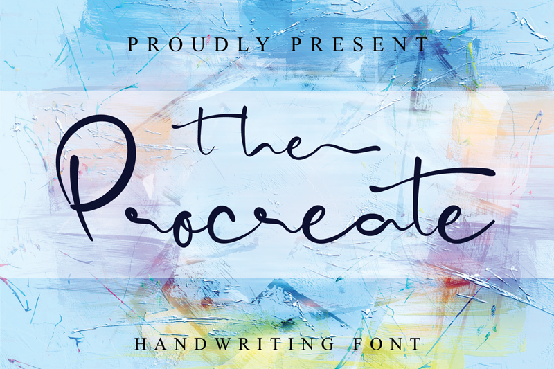 The Procreate Font
