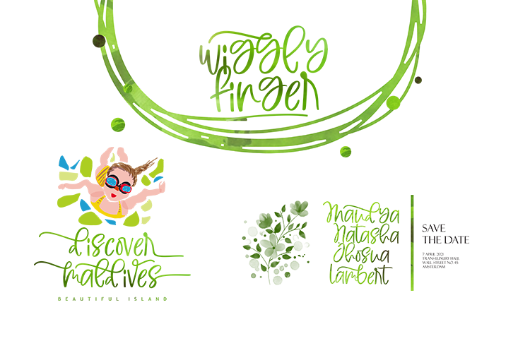 Wiggly Finger Font