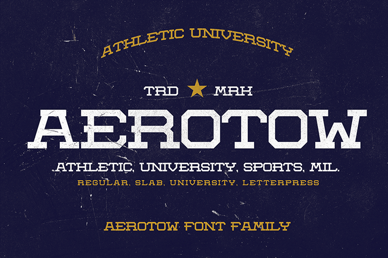 Aerotow Slab Font