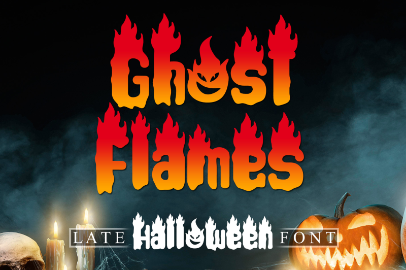 Ghost Flames Font
