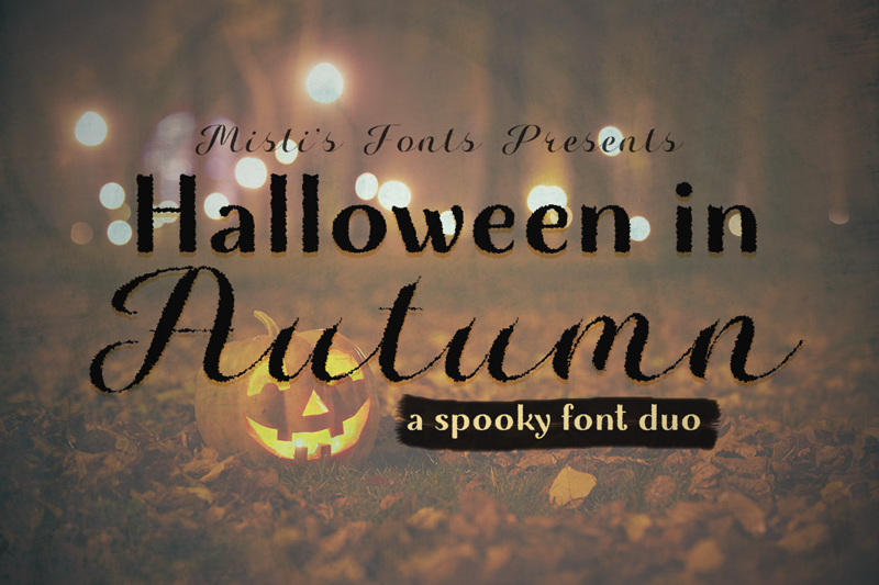 Halloween in Autumn Sans Font