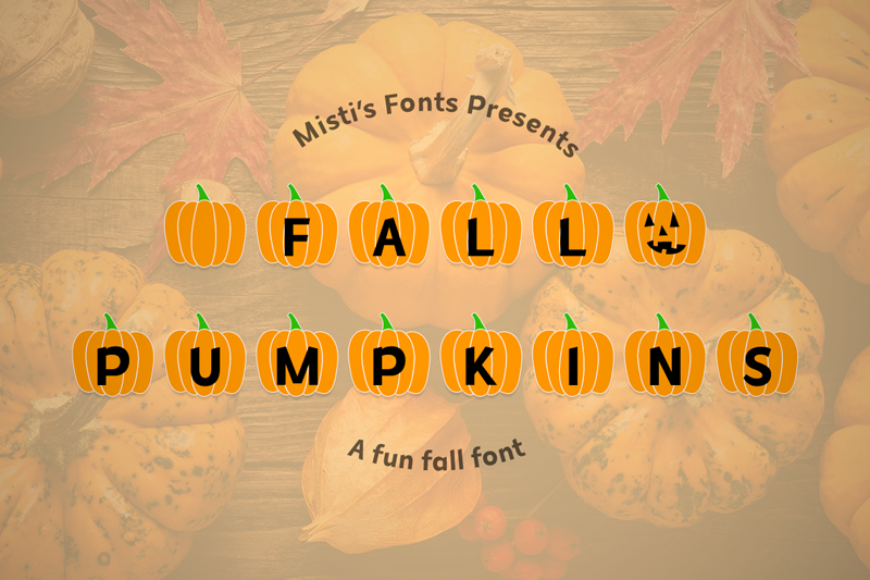 MF Fall Pumpkins Font