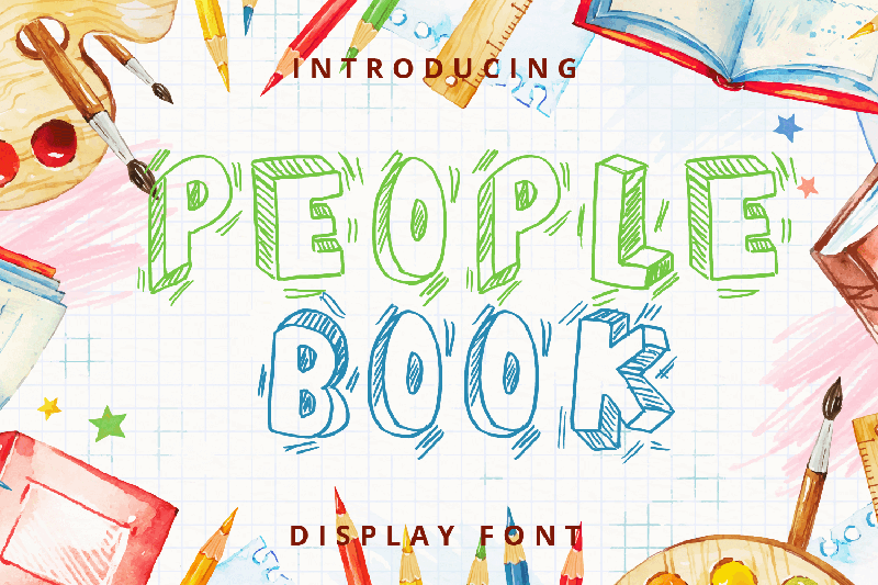 People Book Font