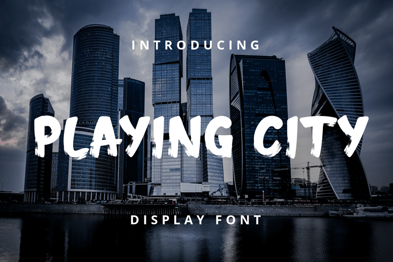Playing City Font