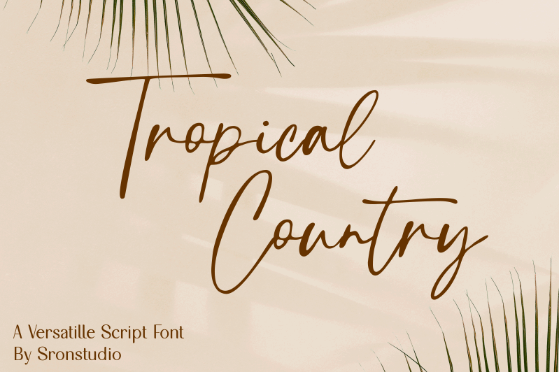 Tropical Country Font