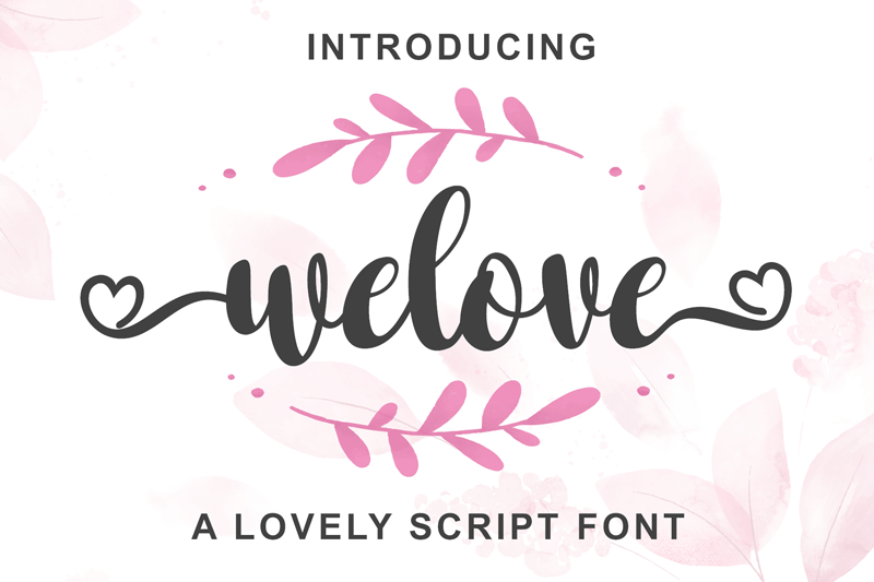 Welove Font