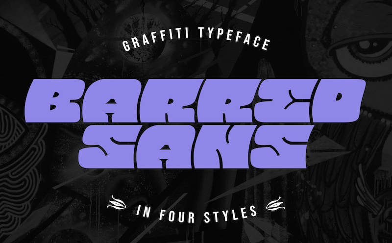 Barred Sans Font