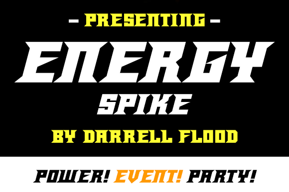 Energy Spike Font