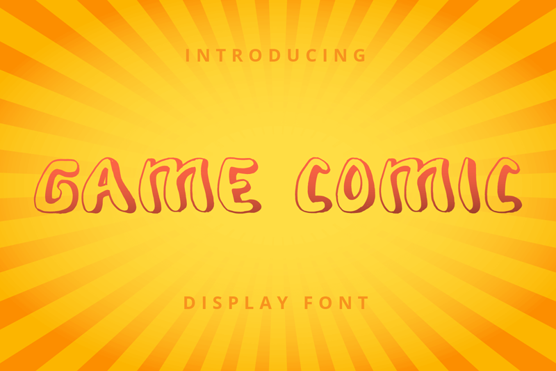 Game Comic Font