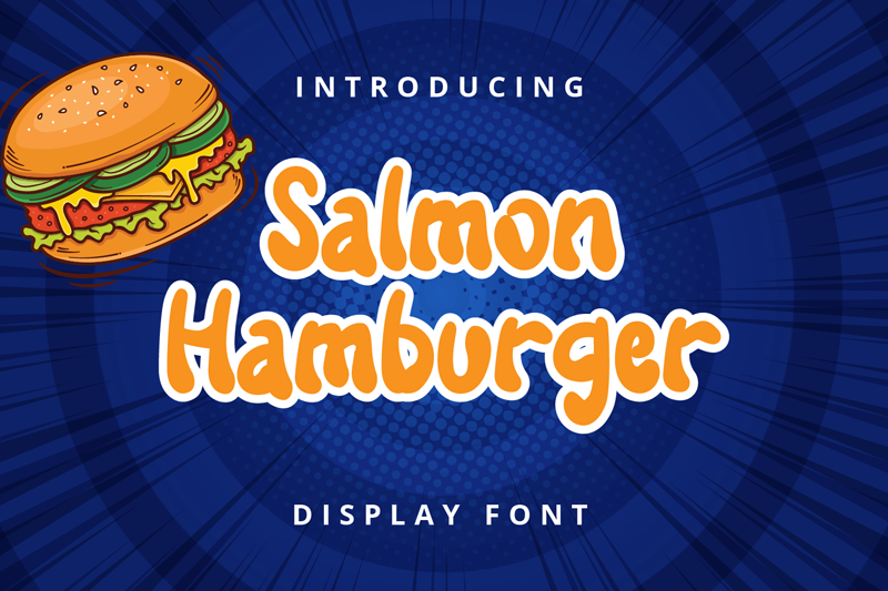 Salmon Hamburger Font