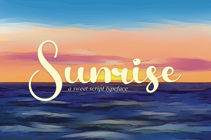 Sunrise Font