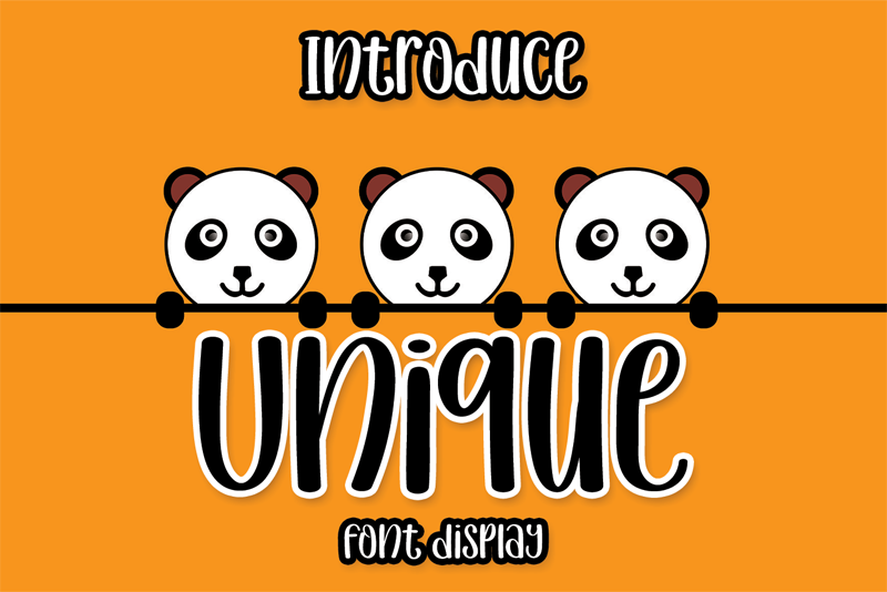 Unique Font