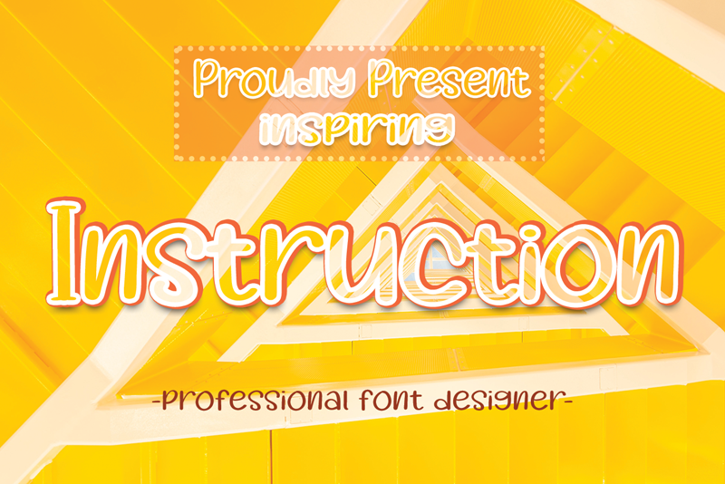 Instruction Font