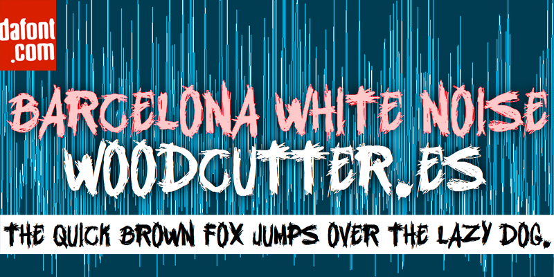 Barcelona White Noise Font