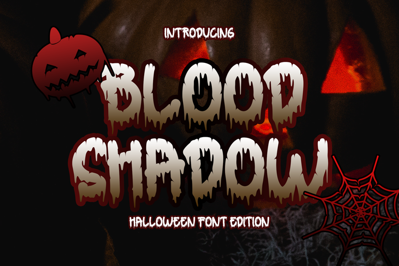 Blood Shadow Font