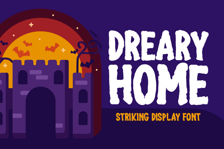Dreary Home Font