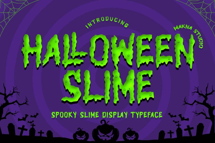 Halloween Slime Font