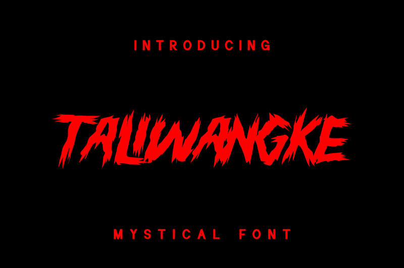 Taliwangke Font