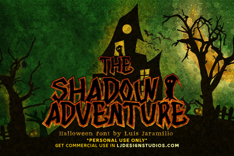 The Shadow Adventure Font