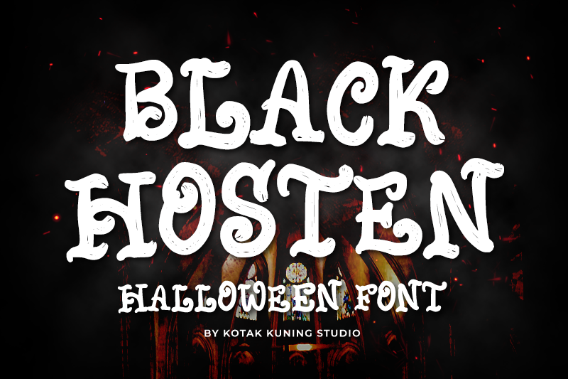 Black Hosten Font