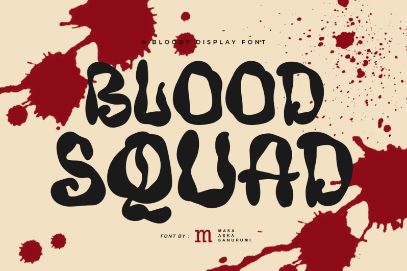 Blood Squad Font