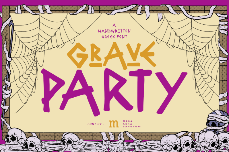 Grave Party Font