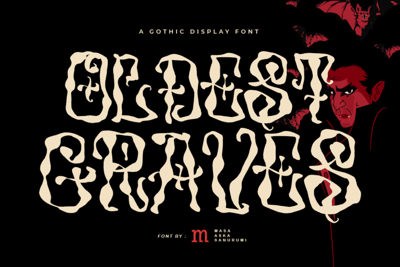 Oldest Graves Font