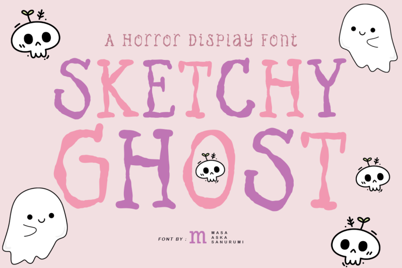 Sketchy Ghost Font
