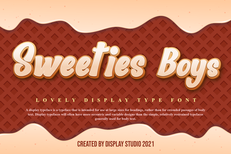 Sweeties Boys Font