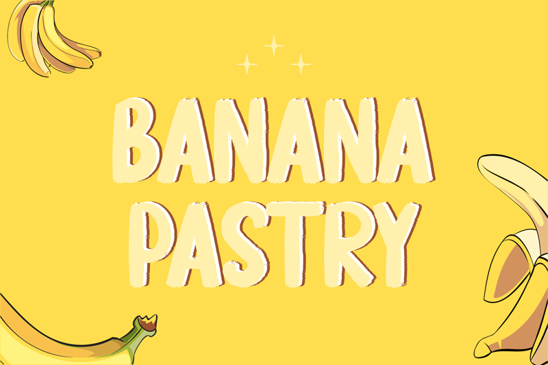 Banana Pastry Font