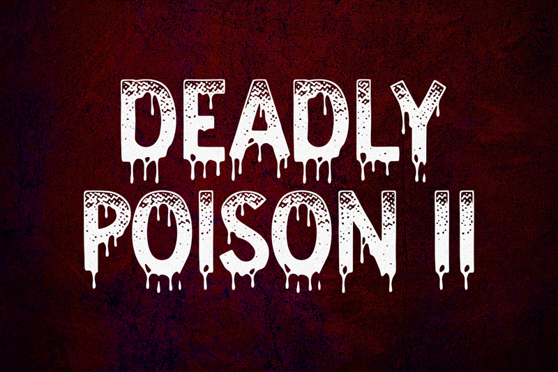 Deadly Poison II Font