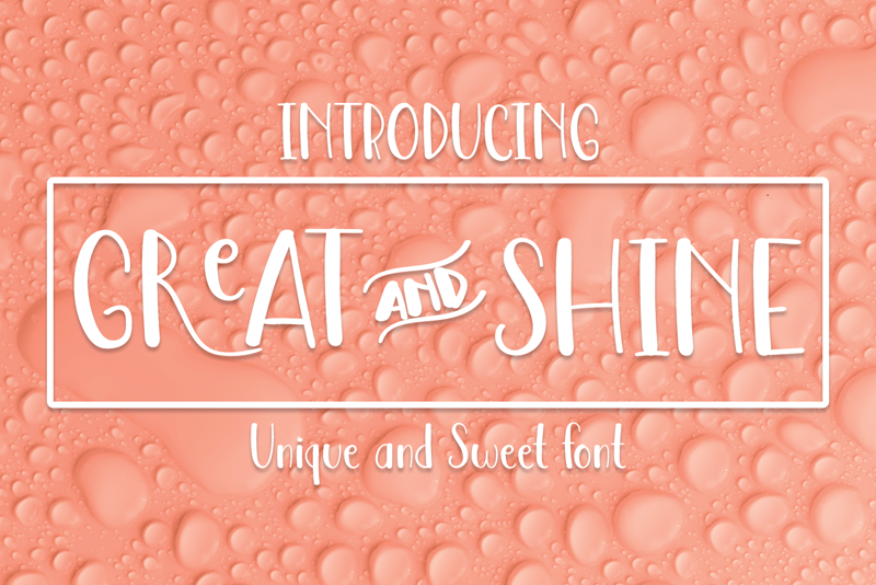 Great And Shine Font