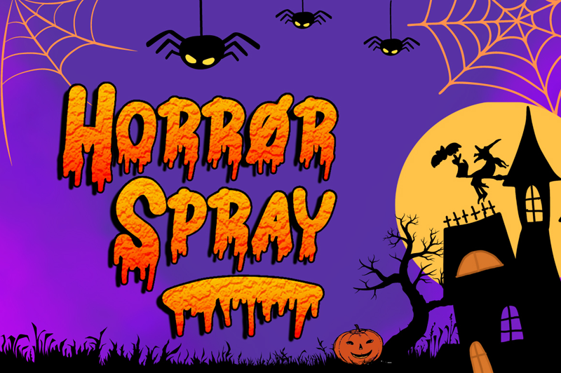 Horror Spray Font