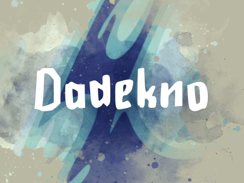 d Dadekno Font