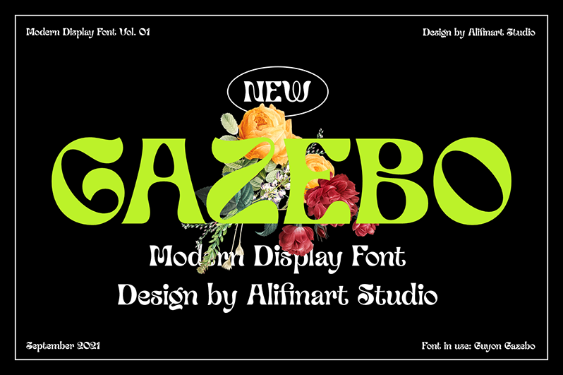 Guyon Gazebo Font