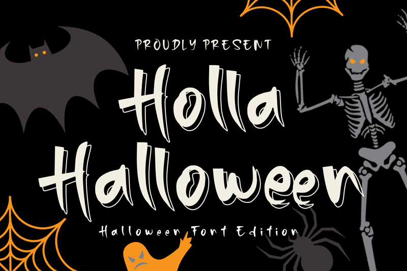 Holla Halloween Font