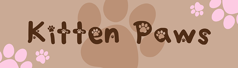 Kitten Paws Font
