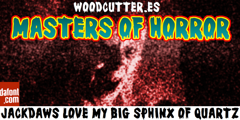 Masters of Horror Font