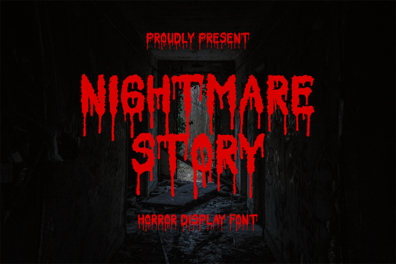Nightmare Story Font